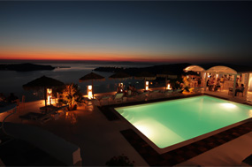 Santorini Imerovigli Hotels - Andromeda Villas Luxury Hotel Imerovigli Santorini Greece